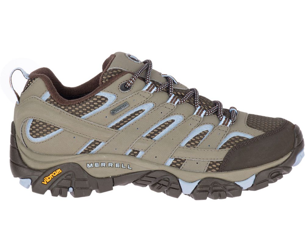 Merrell Hiking Shoes Grey - Moab 2 GORE-TEX® - Womens 86NADKLHS